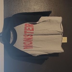MONSTER 1/2 SLEEVE BASEBALL TEE